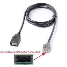 4X Car Media Kopfeinheit USB-Schnittstelle Kabeladapter fuer MISTRA TUCSON