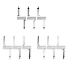 9 Pieces Patch Cable Patch Cords for Connecting Guitar Effect Pedals