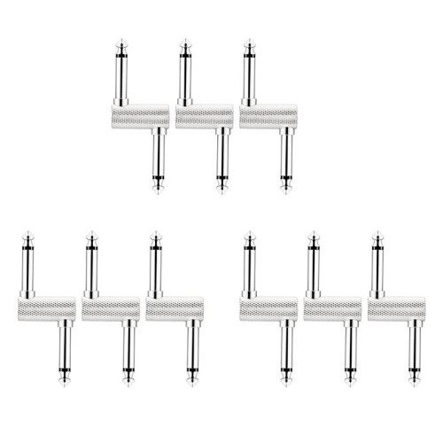 9 Pieces Patch Cable Patch Cords for Connecting Guitar Effect Pedals