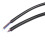 12X Macho Hembra Enchufe 2 Pines LED Impermeable Cable Conector Negro 7