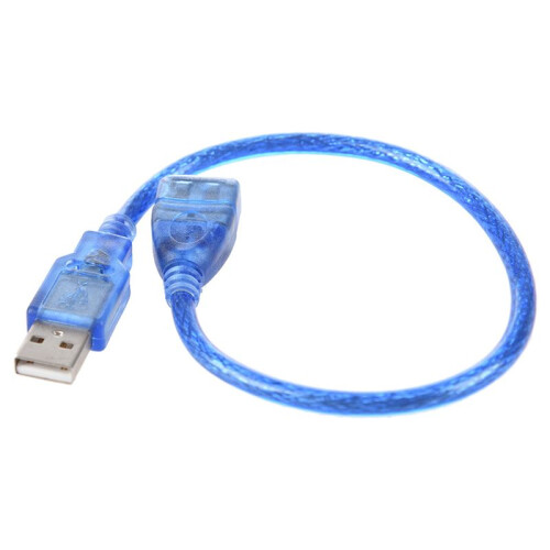 4X Corto USB 2,0 una Hembra Al Cable de Extension Macho 1
