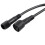 12X Macho Hembra Enchufe 2 Pines LED Impermeable Cable Conector Negro 8
