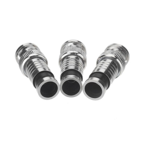 60 Pcs BNC Compression Connector for Coax RG59 Cable CCTV Cameras 2