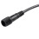 12X Macho Hembra Enchufe 2 Pines LED Impermeable Cable Conector Negro 4