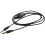 12Pcs 3.5mm M/M Stereo Headphone Audio Extension Cable Cord with Volume Control Black 4