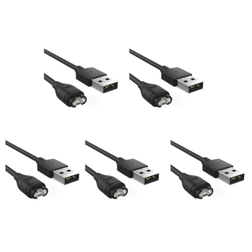 5X USB Data Sync Charging Cable Wire for  Fenix 5/5S/5X/Forerunner 935/Quatix 5/Quatix 5 Sapphire BLACK