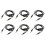 12Pcs 3.5mm M/M Stereo Headphone Audio Extension Cable Cord with Volume Control Black 2