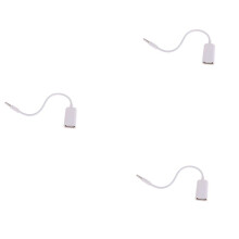3X USB Female to AUX 3.5mm Male Jack Plug Audio Converter Adapter Data Cable