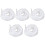 5X Cable Wire Organizer Manager Spiral Wrap Band 6Mm Dia 15M Lunghezza Bianca 1