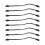 48 Pcs 1 Ft Flat Internet Network Cable Solid Cat6 High Speed Patch Lan Wire with Snagless Rj45 Connectors 1
