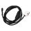 2X AUX Audio Cable  Connector with Resistor 1.5M 12 Pin for  E60 E61 E63 E64 E65 E66 E81 E82 E83 E87 E88 E90 E91 3