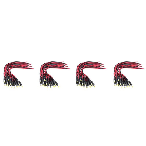80 Pcs 5.5 x 2.1mm Male  Power Jack Plug CCTV Camera Power Connection