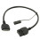 2X New Black Aux Input Interface Cable Port Fit for    284H2-Zt50A 2