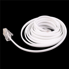 5X RJ11 6P4C to RJ45 8P4C Modular Phone Internet Extension Cable 3 Meter