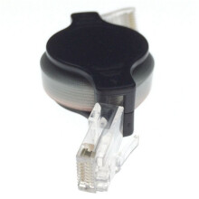 4PCS Portable RJ45 Cat 5 5E Retractable Ethernet LAN Network Patch Cable 10/100 Mbps 1.5M/5FT