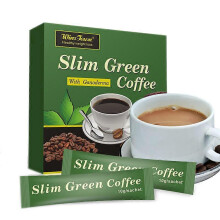 (1pcs)Green Coffe Green Slim Coffee with Ganoderma Control Weight-Loss New