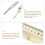 Compas Multifonction Métal Plastique Pour Scolaire 7