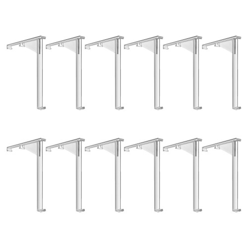 36Pcs Transparent Curtain Closer Clips Plastic Vertical Blind Holders 1