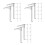 36Pcs Transparent Curtain Closer Clips Plastic Vertical Blind Holders 10