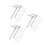 36Pcs Transparent Curtain Closer Clips Plastic Vertical Blind Holders 7