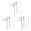 36Pcs Transparent Curtain Closer Clips Plastic Vertical Blind Holders 8