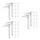 36Pcs Transparent Curtain Closer Clips Plastic Vertical Blind Holders 9