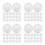 200Pièces Insert Plastique Pour Jouets Peluche Crochet 8