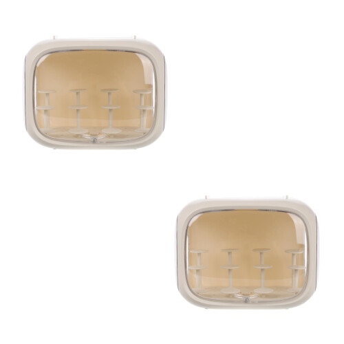 2Pcs Transparent Plastic Display Case Box for Collectible Figurines 2