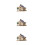 3Pièces Figurines Maison En Bois DIY Puzzle Décor Multi Usage 9