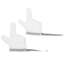2Paires Protège- Bébé En Nylon Anti- Blancs