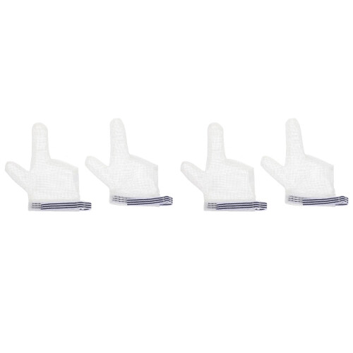 2Paires Protège- Bébé En Nylon Anti- Blancs 2