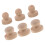 15Pièces Poignées Tampons Bois Durable Beige Pour 3
