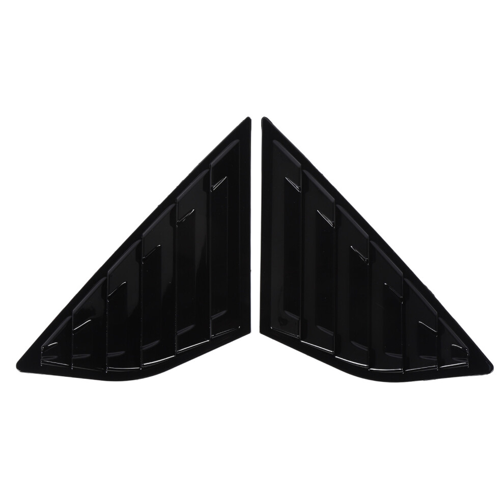 Gloss Abs Rear Louvers 2012-18 Focus C346 Black 9331383976110