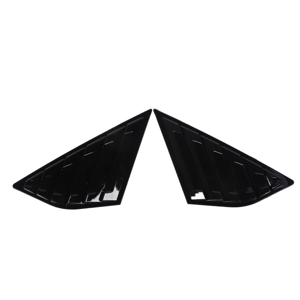 Glossy Abs Rear Window Louver Cover For Focus C346 2012-2018 Black 4651385032863