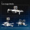 Drone Strobe Light Rechargeable LED Navigation for DJI Mini 3 Pro Mini 2 Bright Night Flying 2