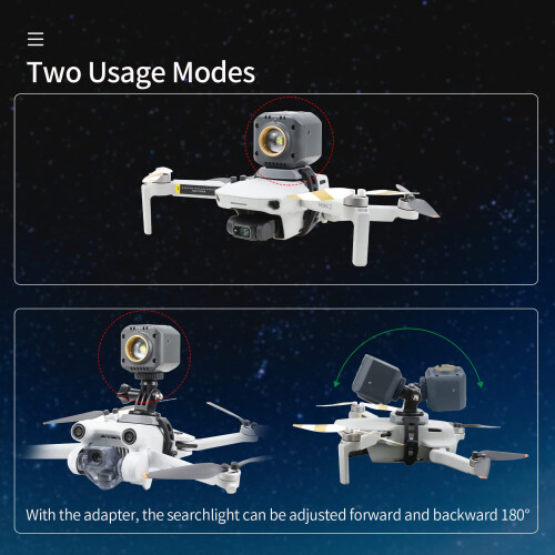 Drone Strobe Light Rechargeable LED Navigation for DJI Mini 3 Pro Mini 2 Bright Night Flying 1