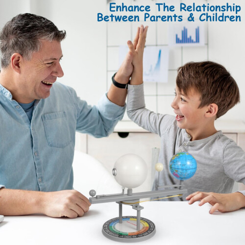 Astronomy Model Sun Earth Moon Orbit with Lunar Eclipse Simulation Educational Toy for Kids 1