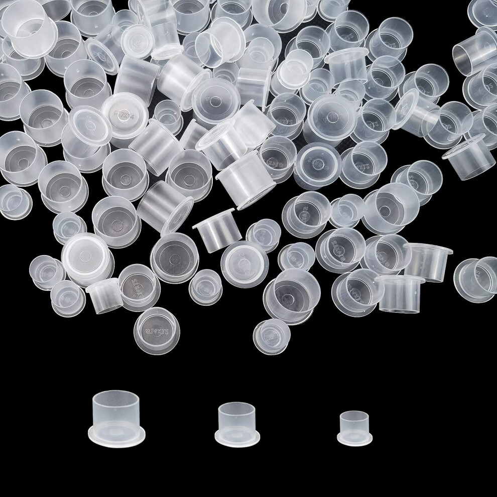 Tattoo Ink Cups 600pcs Mixed Sizes SpillResistant Reusable Waterproof Silicone Holders for Pigment