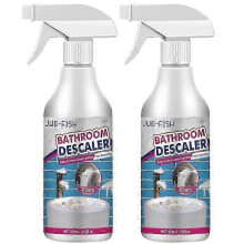 (2pcs) 1-5X Bathroom Cleaning Spray Shower Glass Descaler Anti Mold Cleaning Bathtub Toilet Descaling Limescale Cleaner Bathtub Cleaner Foam NEW