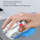 Wireless Gaming Mouse 2.4G Bluetooth 3-Mode, RGB Light, 5 DPI, 500mAh, White 4