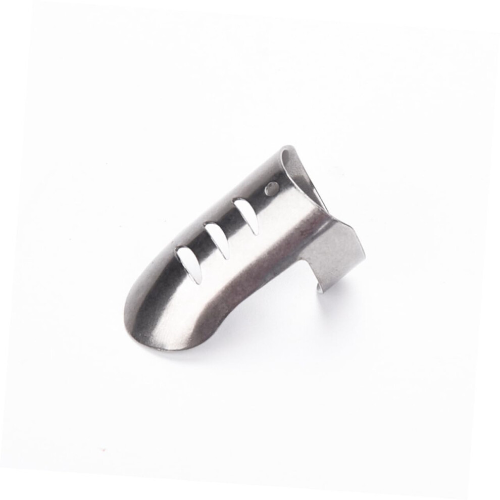 4pcs Adjustable Stainless Steel Finger Guard for Safe Kitchen Cutting and Knife Protection