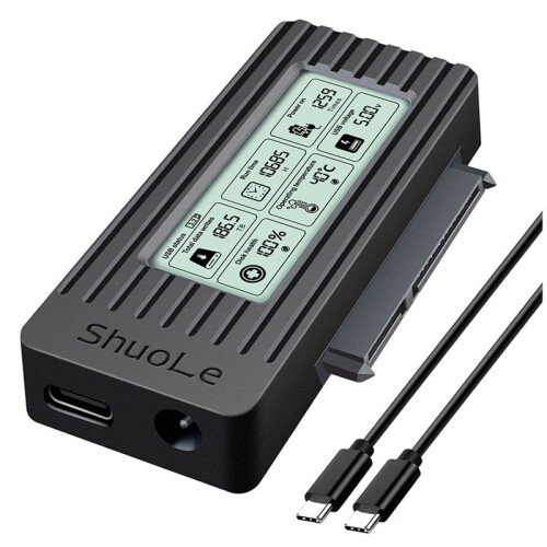 ShuoLe USB C para  IDE Cabo Conversor de Disco Rígido para 3,5 2,5 Polegadas HDD/SSD  III Adaptador de Disco Rígido para PC Laptop