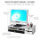 Computer Monitor Stand Riser Multi-Function PC Laptop Holder Desk Organizer Shelf Easy Assemble for Home Desktop 4