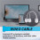 NEW 1 PC to 2 MONITORS SPLITTER CABLE FOR VGA VIDEO 5
