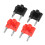 4 pcs Screw Type Dual Banana Plug Speaker Connectors 436 + Type 3