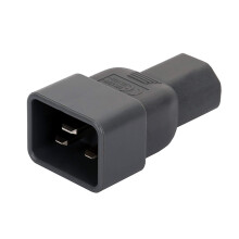 Beige Kleur IEC 320 C13 Naar C20 AC-Adapter, IEC 15A Naar 10A, 16A Naar 10A AC-Converter, C20 16A Naar C13 10A Voedingsconnector