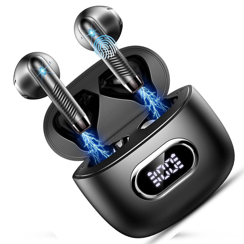 Language Translator Earbuds With Realtime Ai Translation, 164 Languages, 42H Battery, Black 9169991143323