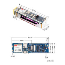 ESP32-S3 A7670E 4G Development Board Supports 4G LTE Cat-1/2G Bluetooth5 GNSS Positioning WiFi Development Board