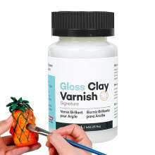 Gloss Varnish 120ml Clear Waterproof Gloss Protective Finish for Clay Wood Acrylic Oil Paintings