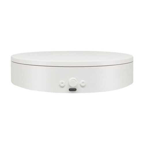 Rotating Display Stand with USB Power Cable, Mute Rotating Turntable 5.9 Inch 11lb Load, Adjustable Speed and Direction